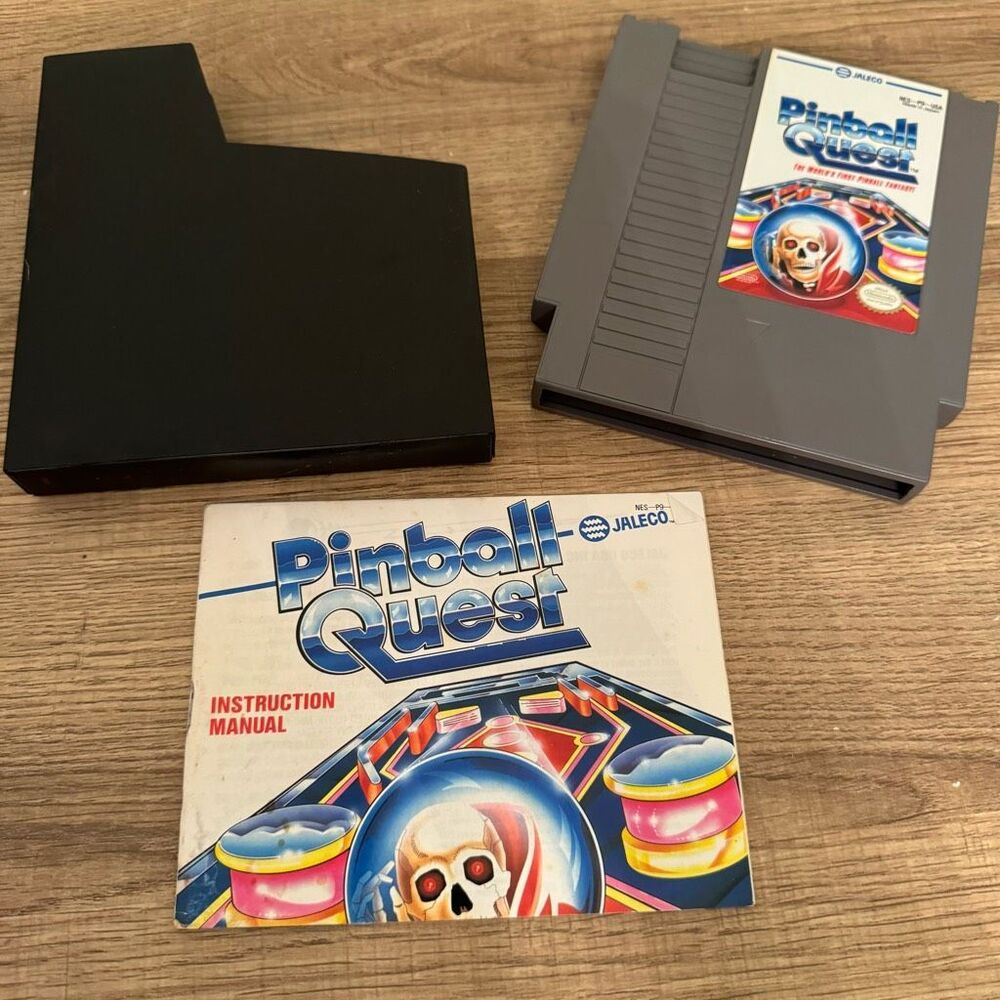 Vintage Nintendo NES Pinball Quest